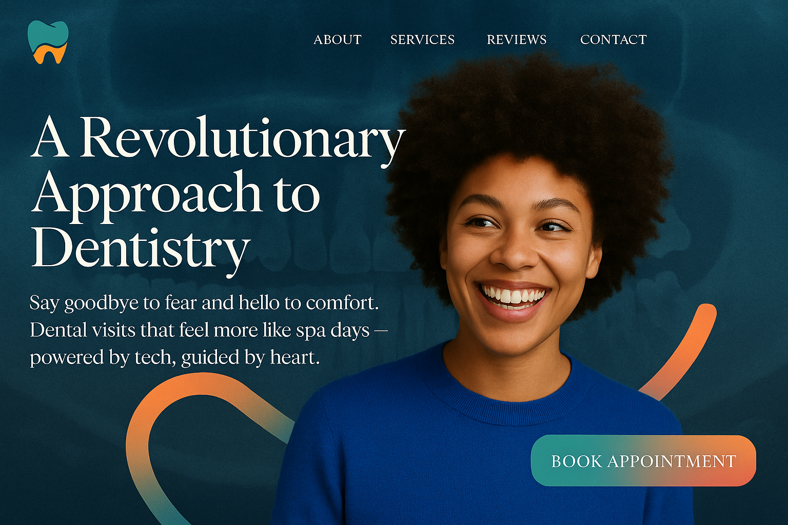 Modern redesigned website